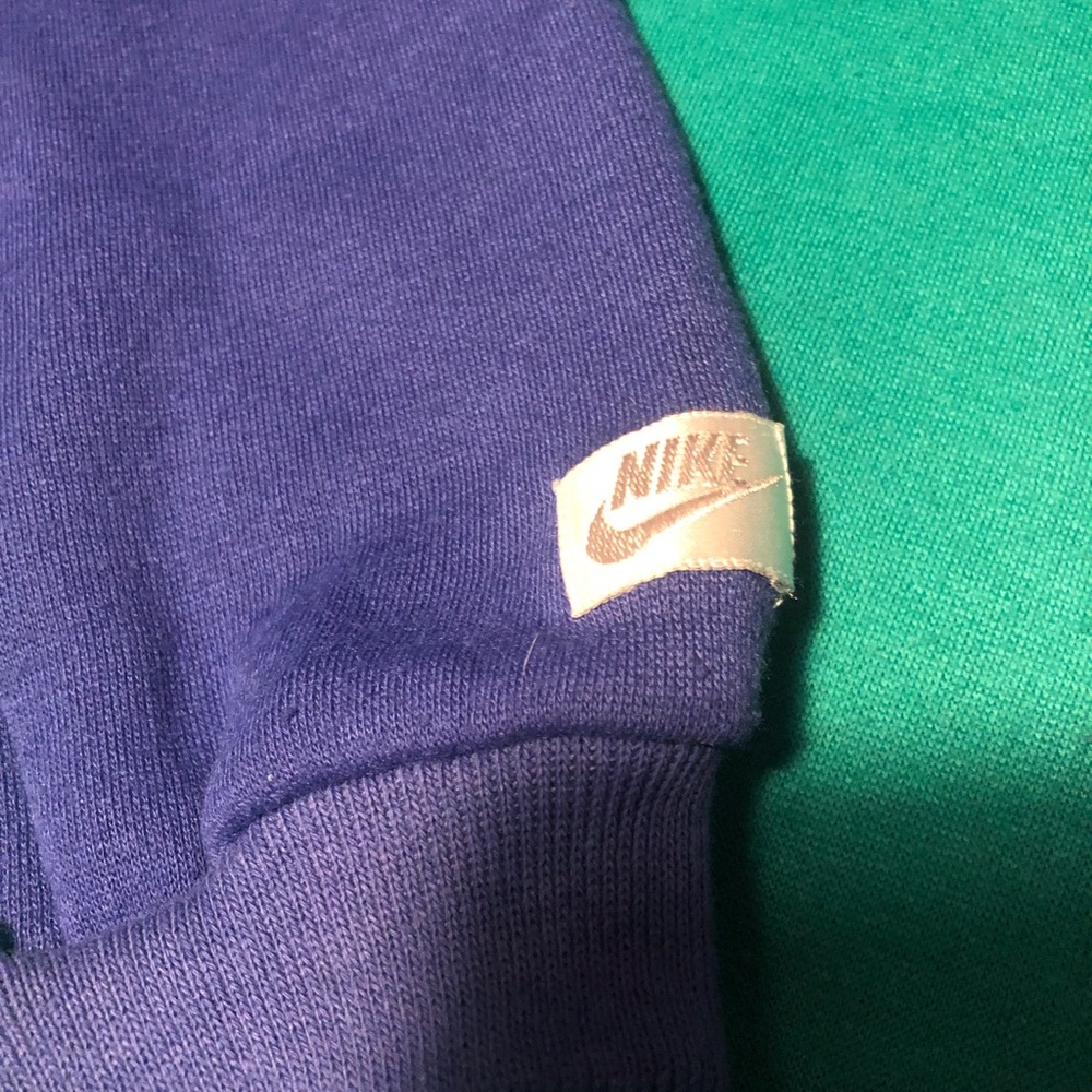 Vintage Nike Y2K Teal and Purple Color Block - Picture 4 of 7